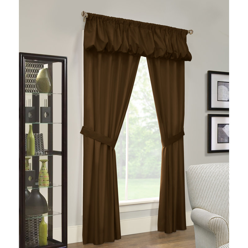 Rideaux obscurcissant et isolant avec passe-tringle de couleur unie Richas, sauge, l 40 po x L 84 po