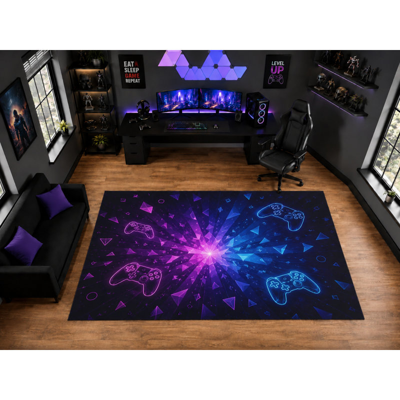 Grand tapis ultra léger 6 pi 7 po x 9 pi 10 po Neon Ultra Light