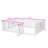 Metal Floor Bed Frame With Enclosed Fence And Swing Door-836298468-836298466
