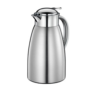 Italian Silver Plate Thermos Insulated Decanter Coffee Jug