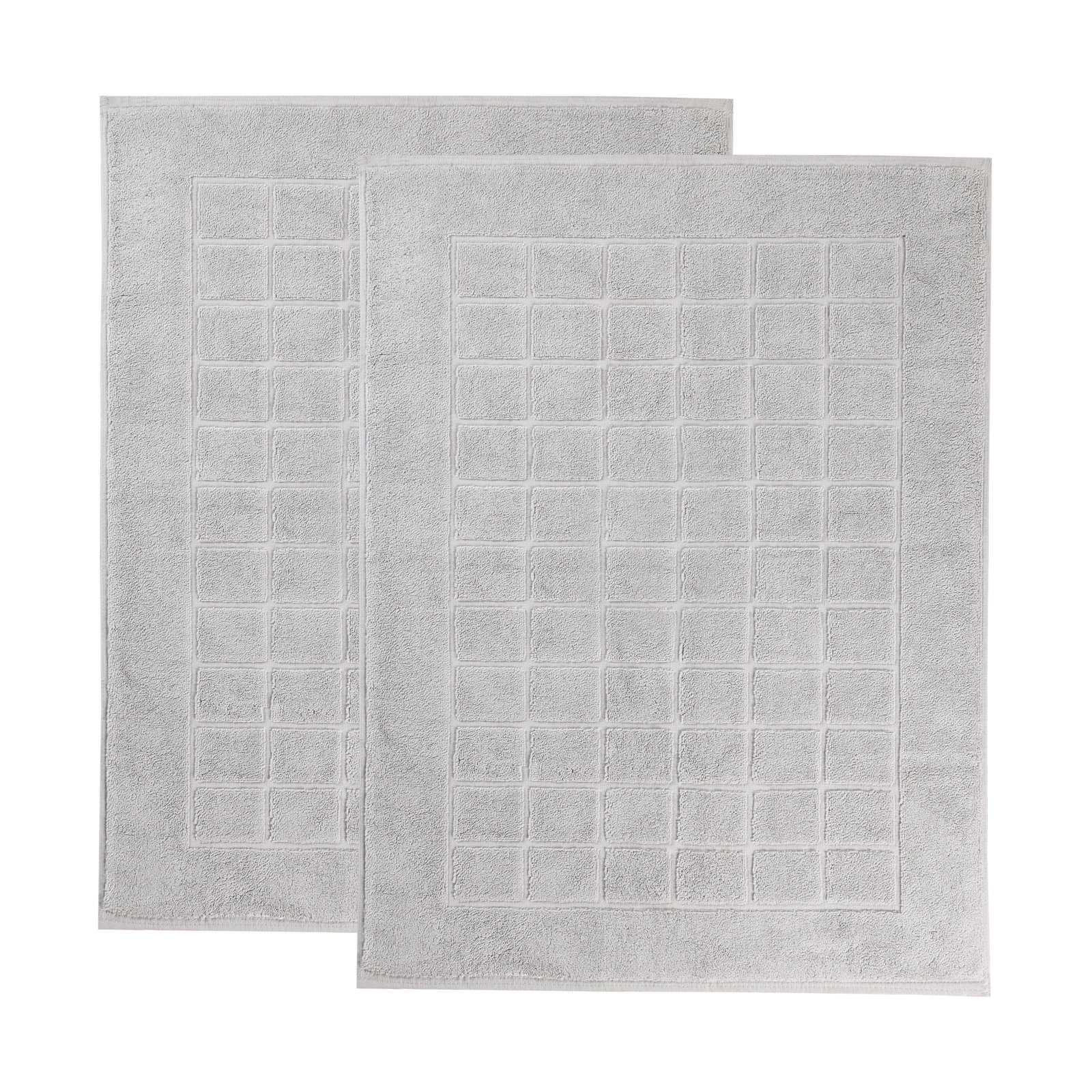 Cotton Bath Mat, Silver