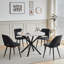 43.5cm H Upholstered Metal Parsons Chair-787382562