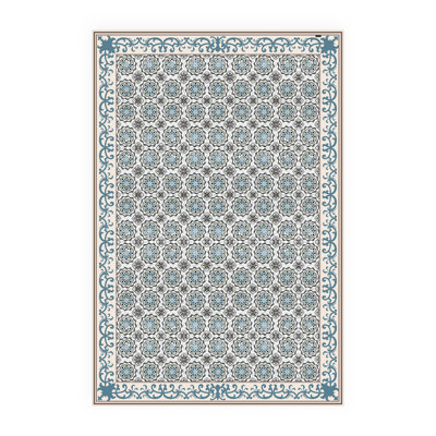 Bynoe Non-Slip Geometric Indoor Doormat