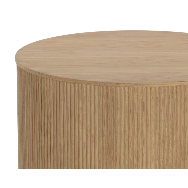 KALLA End Table, Brown