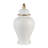 Ellport Stoneware Ceramic Decorative Lidded Jar with Textured Design and Elegant Detailing - 20", White & Gold-86741834-86741828