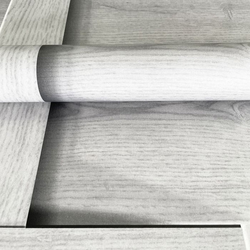 Huang 10.05m x 53cm Matte Wallpaper Roll, Grey