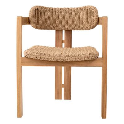 Donato Outdoor Teak Dining Armchair
