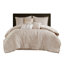 Ensemble d'édredon pour grand lit 7 pièces beige-130217762