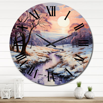 Metal Wall Clock