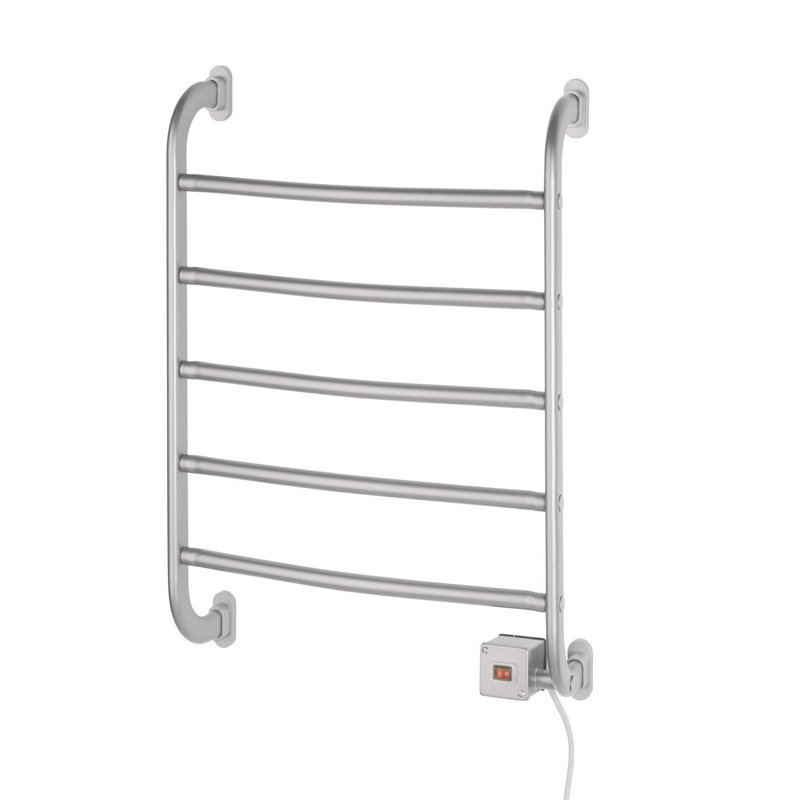 Warmrails Regent Wall Mount Towel Warmer Rack, Chrome