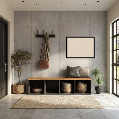 Tableau d'affichage en tissu Amanti, lin naturel par The Creative Bunch Studio