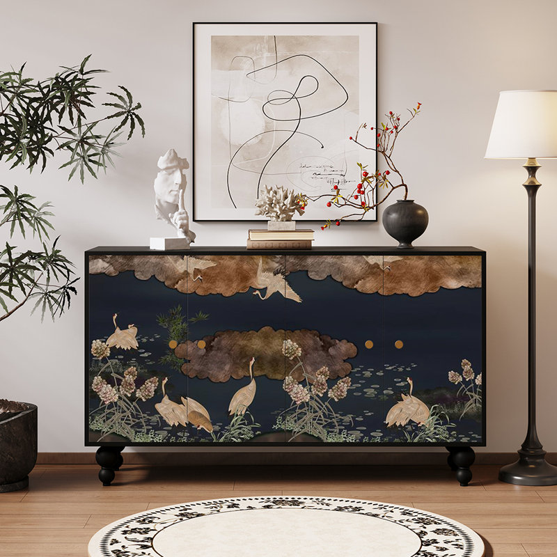 Buffet haut de gamme rétro et minimaliste