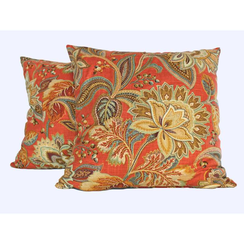 Housse et insert de coussin en coton Valdosta , Pompéi