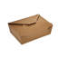 Boîte à lunch éco-responsable en papier kraft brun 66 oz, résistant aux fuites et à la graisse, recyclable (300)