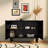 Modern Double Door Accent Cabinet-110395267