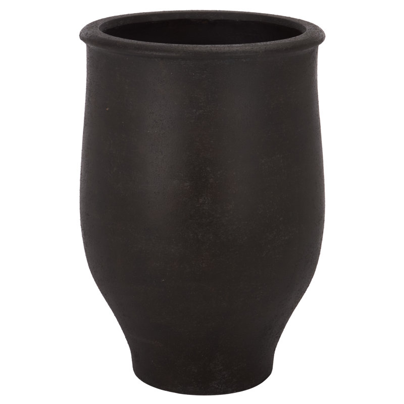 Grand pot à fleurs Halla, Gris anthracite