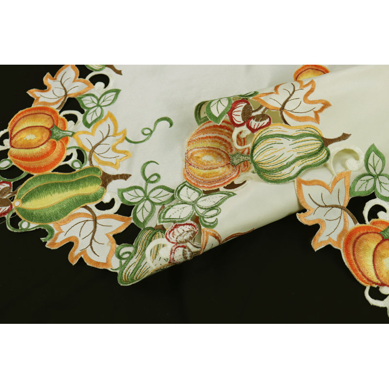 Bursa Floral Square Thanksgiving Tablecloth