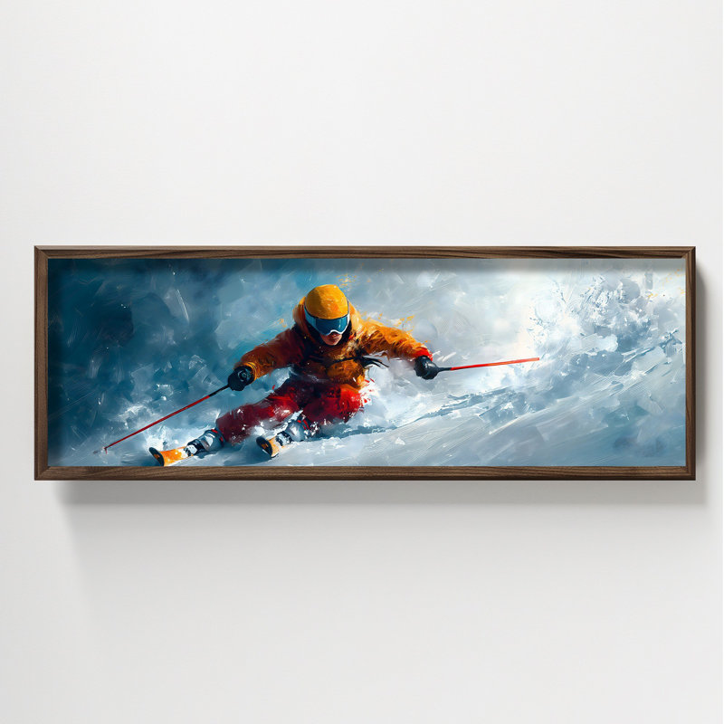 Elegant Decorative Framed MDF Painting, 47.2 x 15.7 x 0.1 inches | 100% MDF with 3 mm Thickness, 100% Spruce Frame | UV Printed Artwork, Perfect for Living Room, Bedroom, or Office Decor, Stylish and Durable