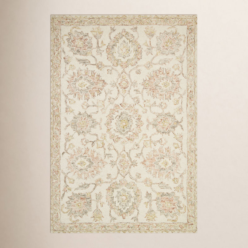 Aden Hand Hooked Wool Oriental Indoor Rug, Rectangle 2'3" x 3'9"