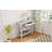 Minimalist Console Table with Drawer and Two Sturdy Shelves,-420974749