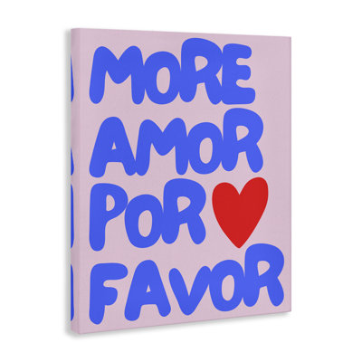  «Blue & Red More Amor», art mural par House of Lulu