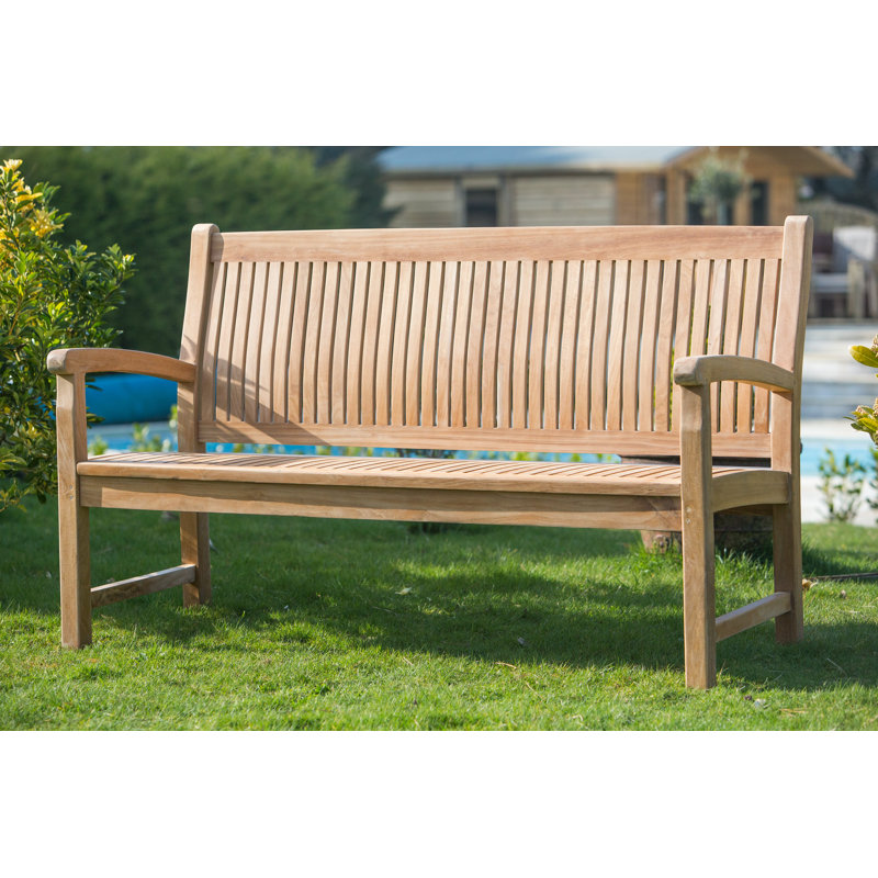 Cunegunda Teak Traditional Bench, H90 x W150 x D55cm