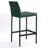 Faux Leather Bar Stool Assembled 26"H Upholstered Counter Stool with Padded Seat & Metal Footrest, for Kitchen Island Bar Counter Dining-1563613596