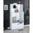 Buck II White High Gloss Finish Hall Tree