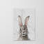 «Bewildered Rabbits Th pensant un lapin» sur toile tendue-26825007