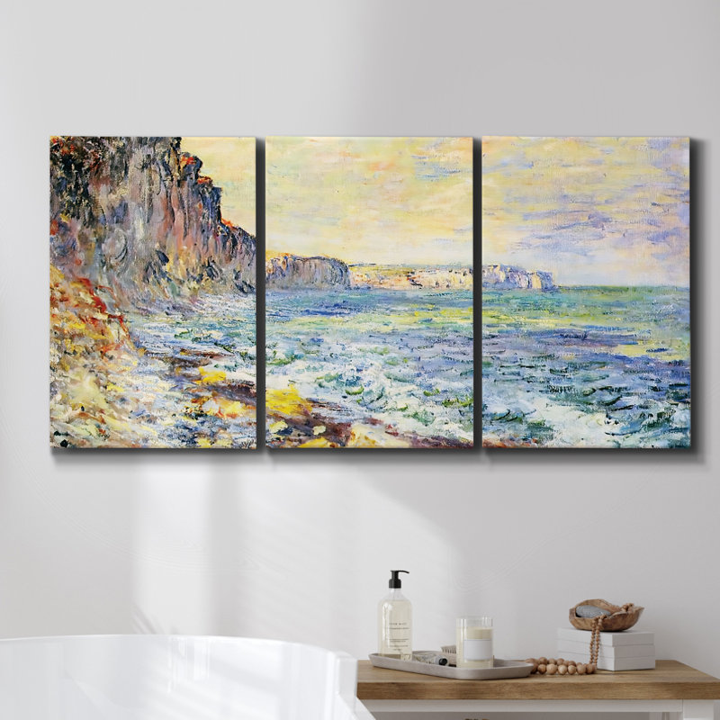 Squall I sur toile, reproduction de 3 pièces, H 60 po x l 120 po x P 2 po
