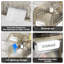 Rangement de salle de bain autoportant 3 tiroirs entièrement assemblé (ensemble de 2)