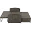 Chaise longue double inclinable avec coussins 70,8 po Bernardin-927785147-893520740