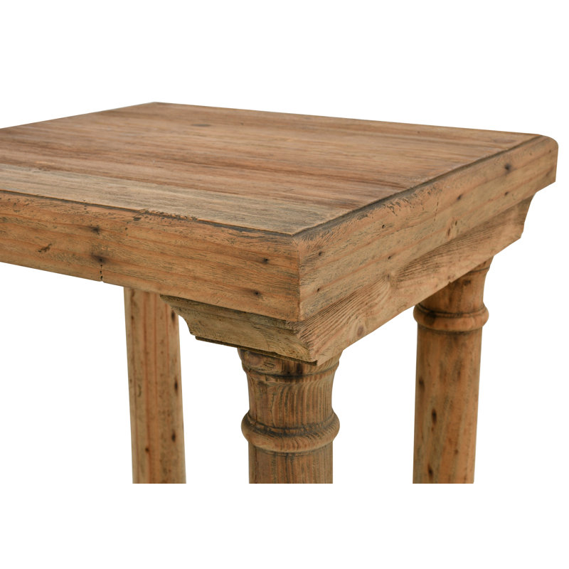 Bovey Solid Wood Top End Table