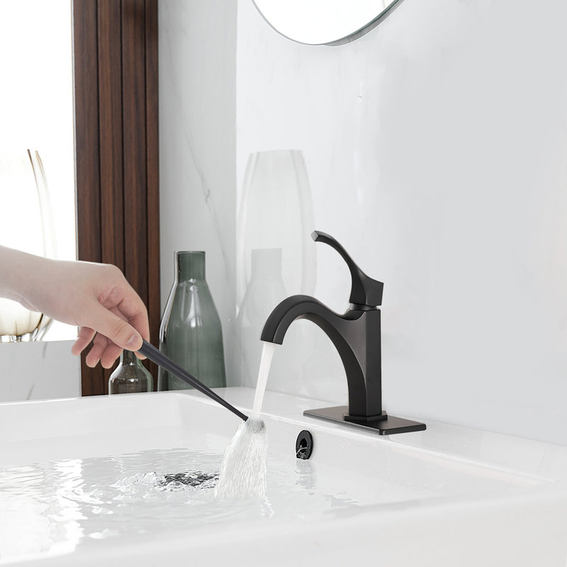 Robinet pour salle de bain Farmhouse, Noir mat