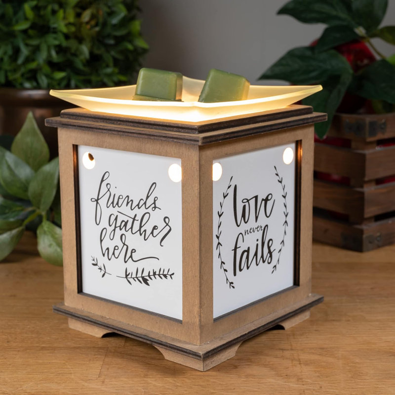 ScentSationals Sentiments Friends Gather Here Wax Warmer