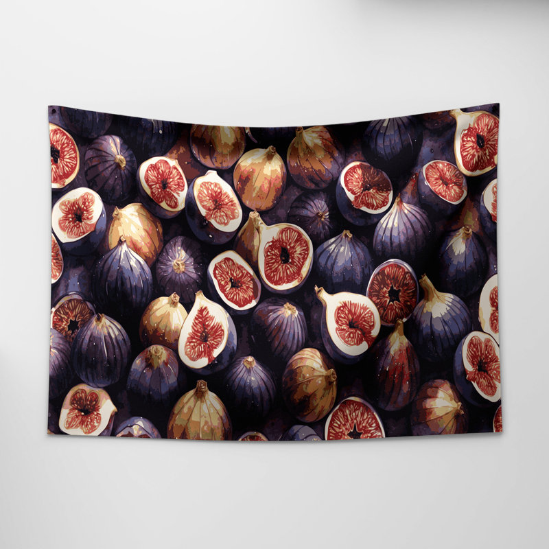 Tapisserie murale «Fruit Fig» Mission, 88 po x 104 po