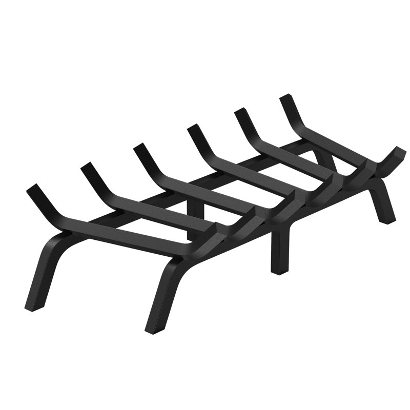 Grille de cheminée en acier, H 6,5 po x l 27 po x P 7,1 po