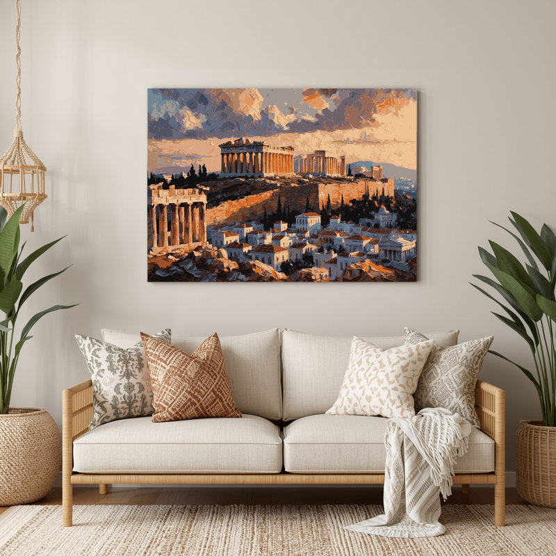 Art urbain, villes, Grèce, Grèce, brun, H 144 po x l 216 po x P 0,05 po