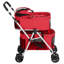 Tissu pliable vidaXL Oxford 300D rouge 32,7 x 18,9 x 38,2 po
