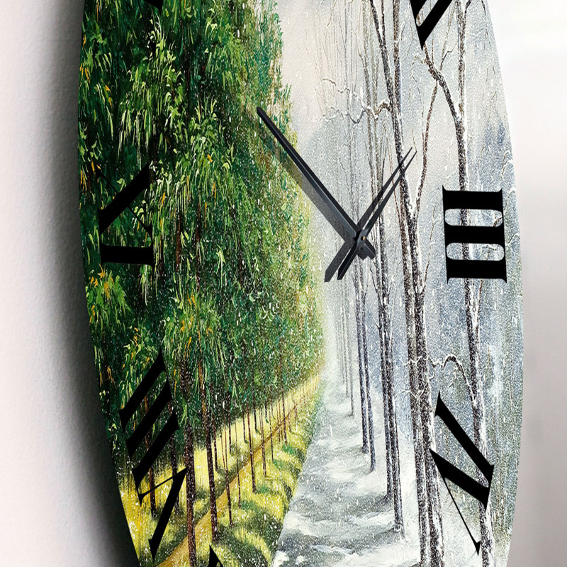 Winter and Summer United - Horloge murale Country, Petit