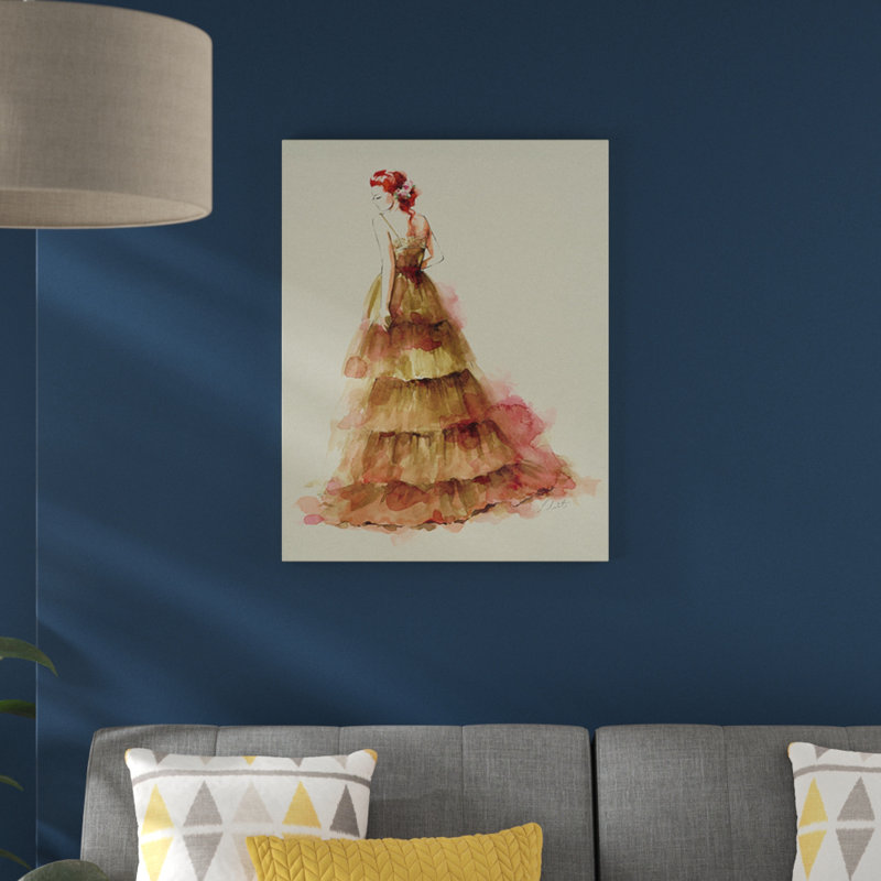 Louise Nisbet - No Frame Painting, 40cm H x 30cm W, Yellow