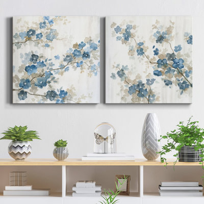 " Dogwood I " 2 Piece Art Print