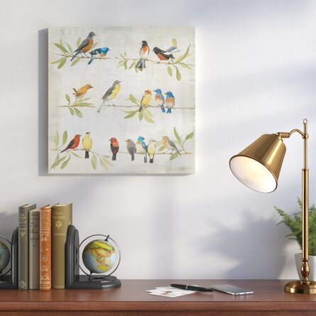 'Adoration of the Magpie Music' Painting on Canvas