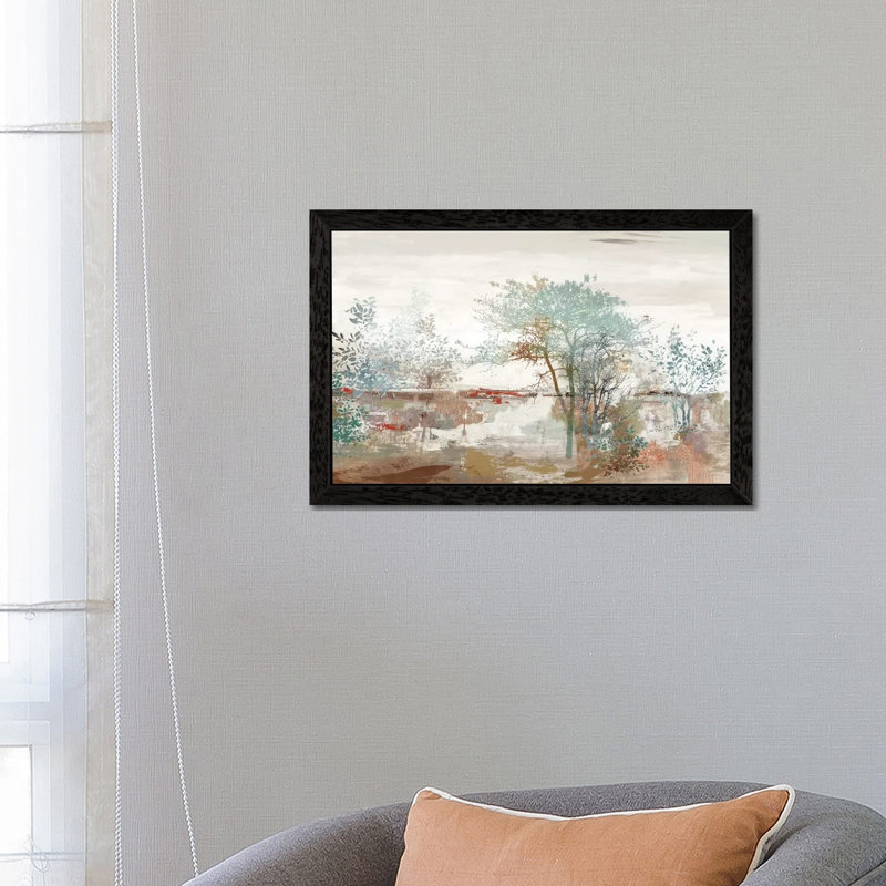 Autumn Silence by Allison Pearce - Painting, Black Framed, 66.04 cm H x 45.72 cm W