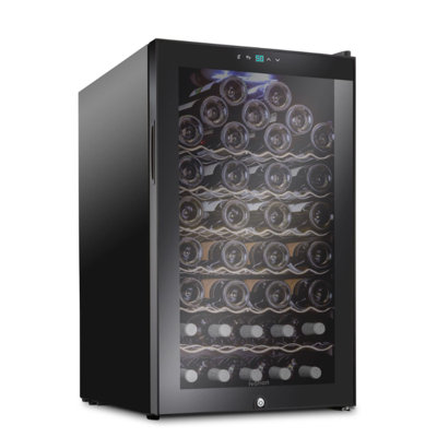 Ivation Single Zone 19.5'' Freestanding 51 Bottle Wine Refrigerator