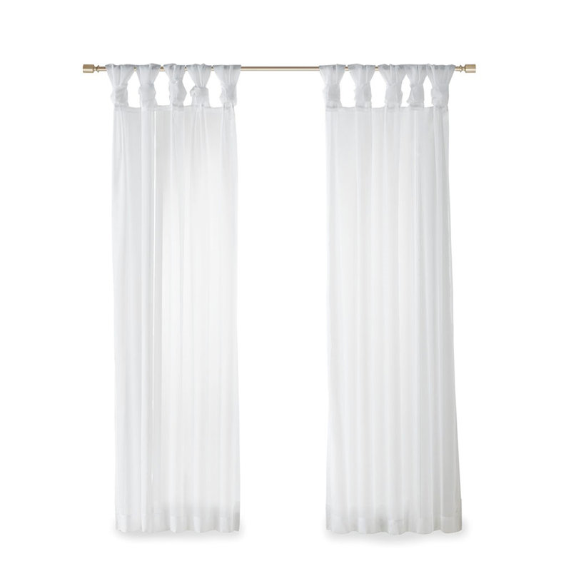 Paire de rideaux en polyester Sigrunn