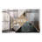Tempered Glass with Explosion Proof Film, Aluminum Frame Double Sliding Shower Door, "1/4 (6 mm), Stainless Steel handle, Matte Black