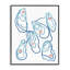Minimalist Oyster Outline Framed Giclee, design by Lil' Rue-1662979836-1662979826