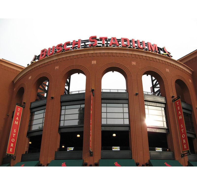 Busch Stadium, 18" H x 24" W