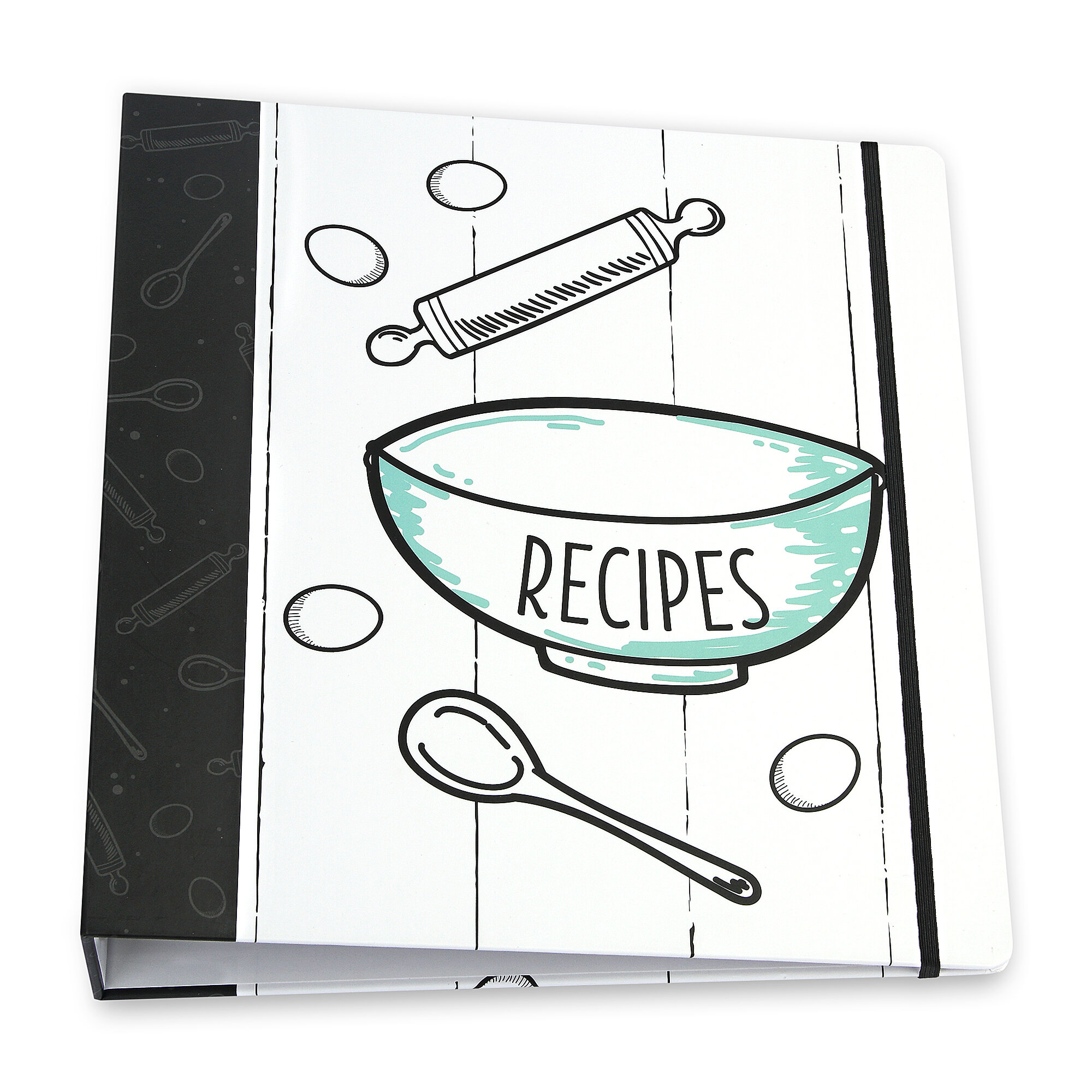 Recipe Book to Write in Your Own Recipes, Gift for Her, Wood Recipe Binder,  Blank Recipe Notebook, Blank Cookbook, Personalized Mom Birthday 